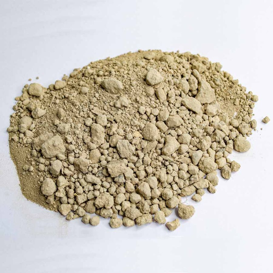 Fine bone-derived comparison material with powder and lumps