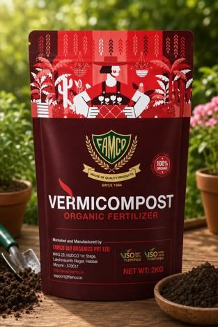 FAMCO Vermicompost 2 kg retail pouch